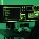 AI cyber attacks monitoring dashboard showing automated network intrusions