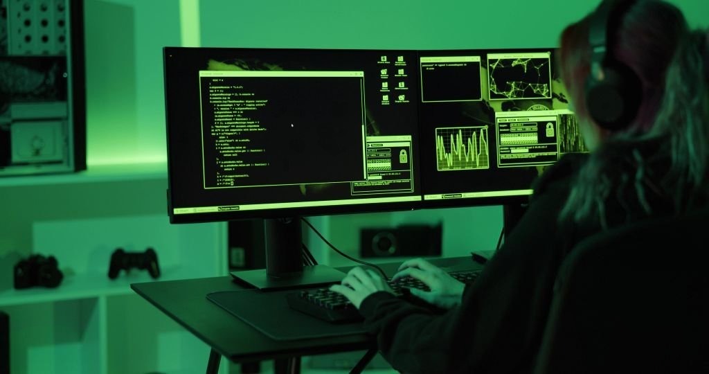 AI cyber attacks monitoring dashboard showing automated network intrusions