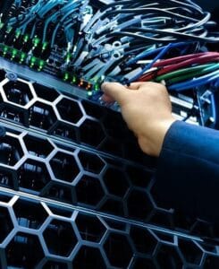 Automated token management setup running decentralized memory tracking in server rack