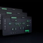 Vibe Coding workspace setup with multiple monitors running natural language programming interfaces