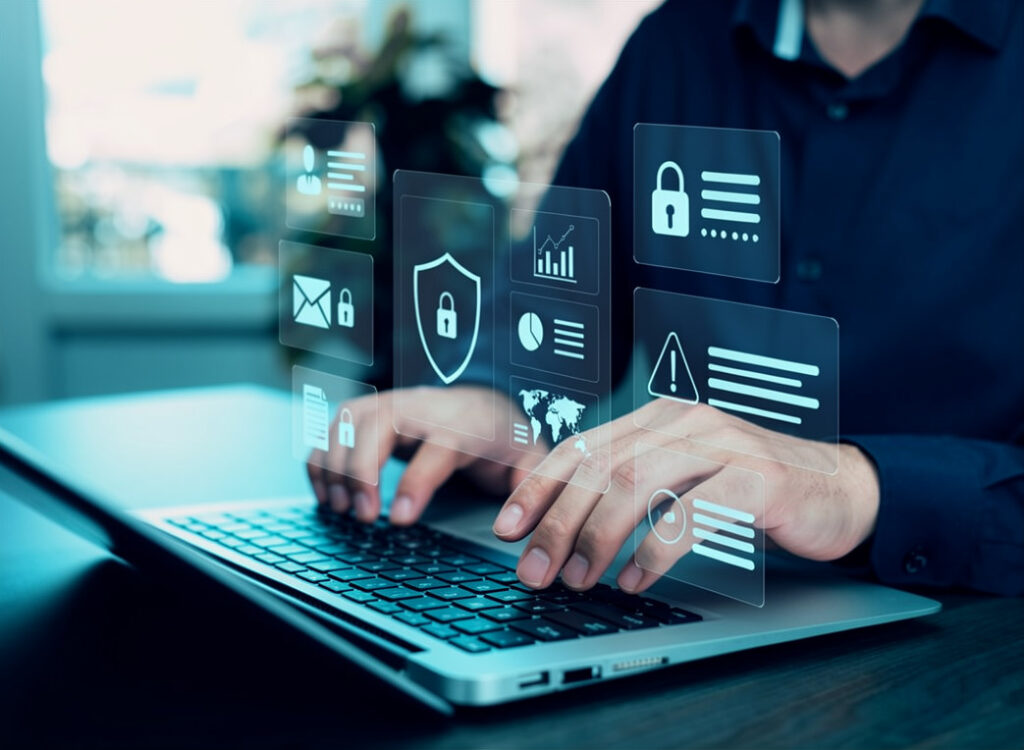 essential cybersecurity for remote teams running data protection software