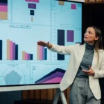 AI Decision Intelligence for Business dashboard showing real-time business analytics and strategic decision making