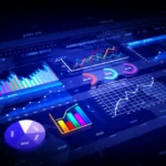 Enterprise AI model lifecycle management dashboard showing model development, deployment and monitoring