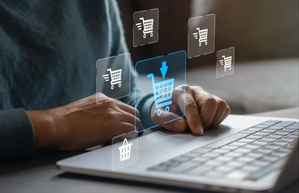 AI agent assisting with online shopping and product selection