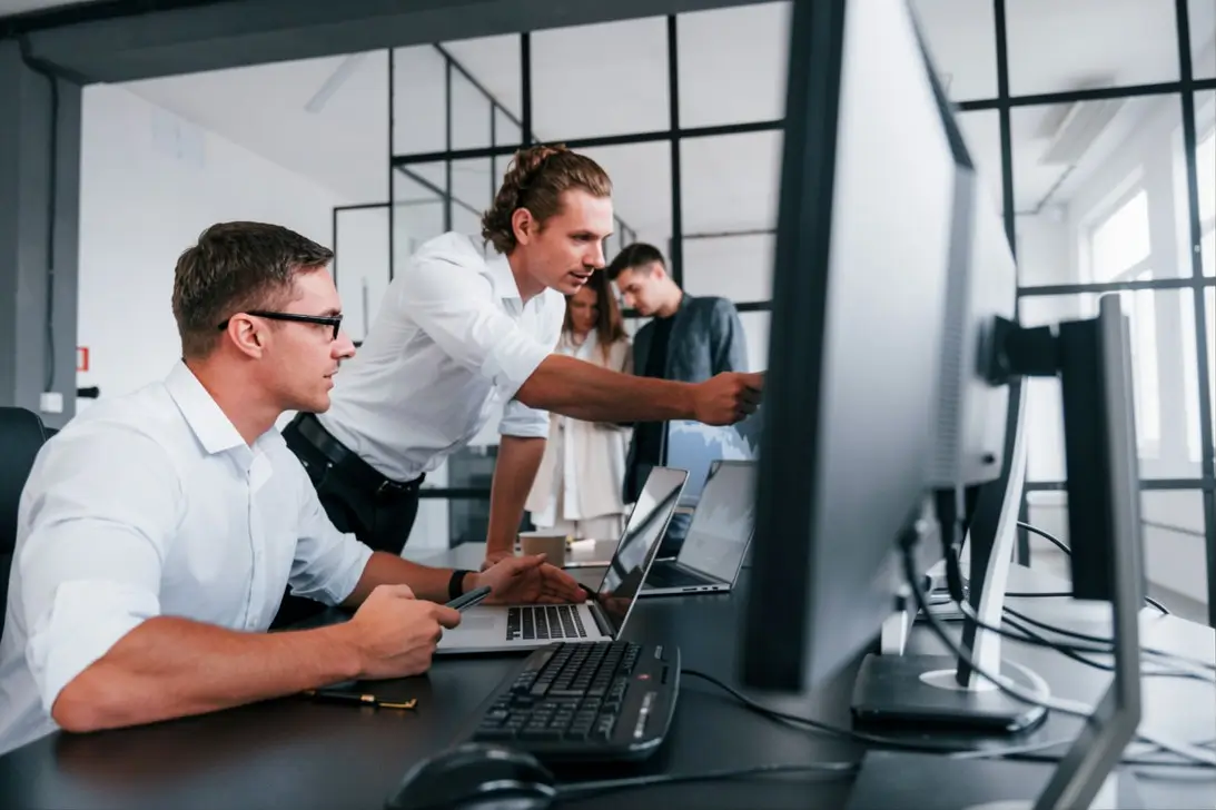 Engineering teams collaborating on an enterprise AI platform